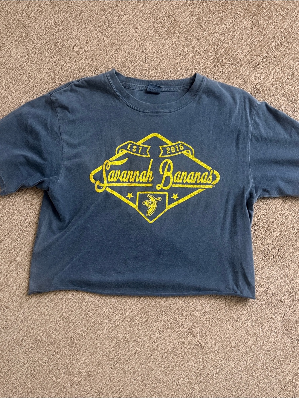 Genuine Savannah Bananas Vintage Style Crop Women’s Tee
